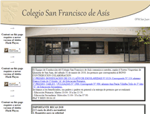 Tablet Screenshot of colegiosanfranciscosj.edu.ar